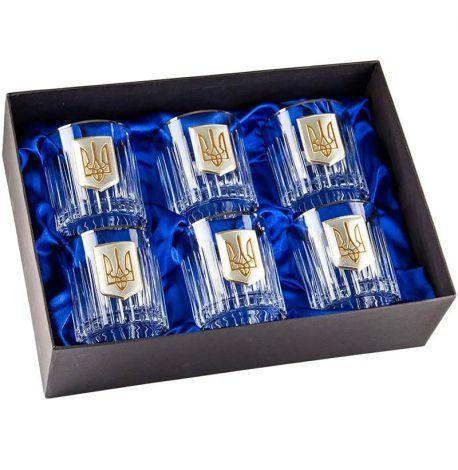 Набор 6-ти стаканов «Трезубец» Boss Crystal