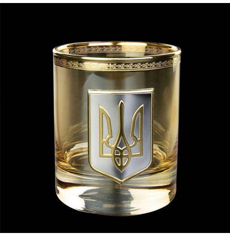 Набор 6-ти стаканов для виски «Трезубец Люкс» Boss Crystal