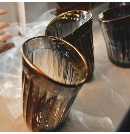 Набор пьяных голографических граненых стаканов Rainbow (6 шт)