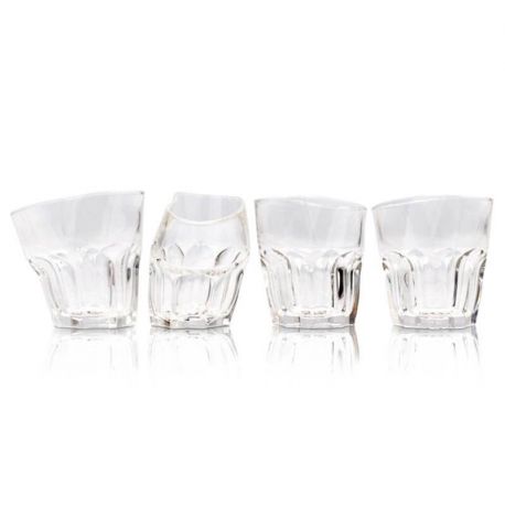 Набір п'яних склянок для віскі (4 шт)