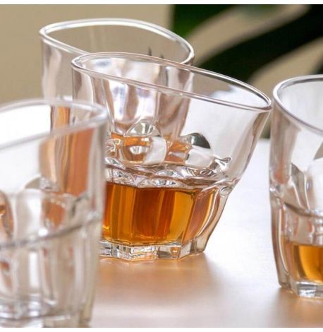 Набір п'яних склянок для віскі (6 шт)
