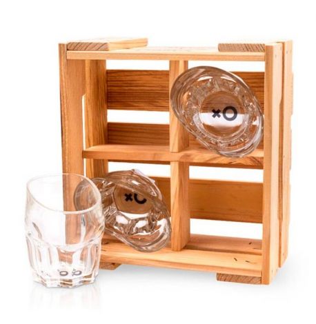 Набір п'яних склянок для віскі (4 шт)