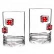 Набор 2-х стаканов для виски с игральными кубиками Fortuna