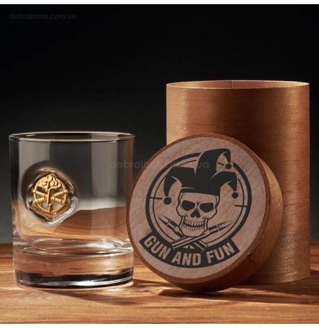 Стакан для виски с эмблемой Ракетных войск и артиллерии