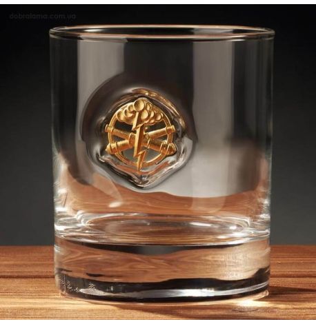 Стакан для виски с эмблемой Ракетных войск и артиллерии