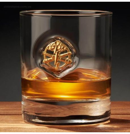 Стакан для виски с эмблемой Ракетных войск и артиллерии