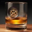 Стакан для виски с эмблемой ПВО и Зенитно-ракетный войск Украины