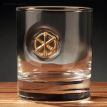Стакан для виски с эмблемой ПВО и Зенитно-ракетный войск Украины