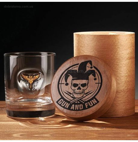 Стакан для виски с эмблемой ГУР