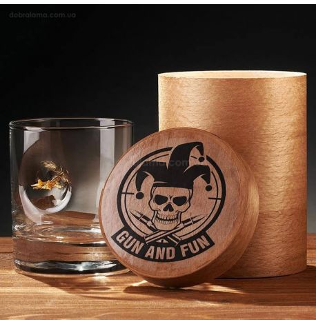 Стакан для виски с самолетом «Миг-29»