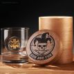 Стакан для виски с эмблемой военного медика