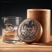 Стакан для виски с генеральскими булавами