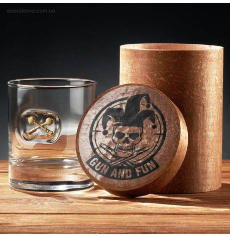 Стакан для виски с генеральскими булавами