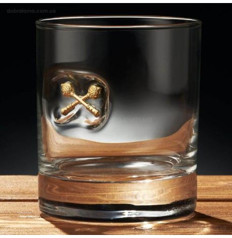 Стакан для виски с генеральскими булавами