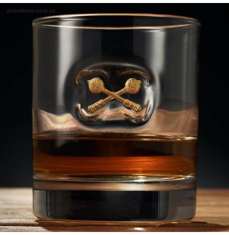 Стакан для виски с генеральскими булавами