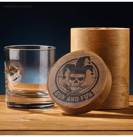 Стакан для виски с самолетом «Су-24»