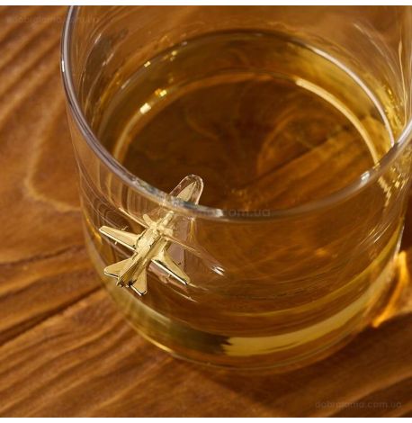 Стакан для виски с самолетом «Су-24»