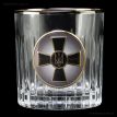 Набор 6-ти стаканов для виски Boss Crystal «Генштаб ВСУ» (золото, серебро, платина) 
