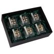 Набор 6-ти стаканов для виски Boss Crystal «Разведка ВСУ» (золото, серебро, платина) 