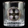 Набор 6-ти стаканов для виски Boss Crystal «Сухопутные войска ВСУ» (золото, серебро, платина) 