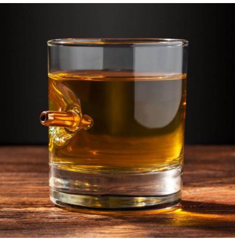 Стакан для виски с пулей 7.62 мм