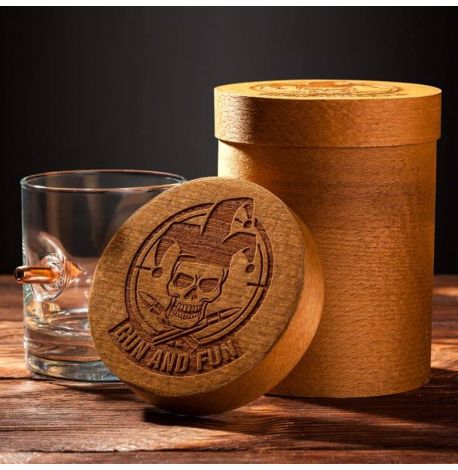 Стакан для виски с пулей 7.62 мм