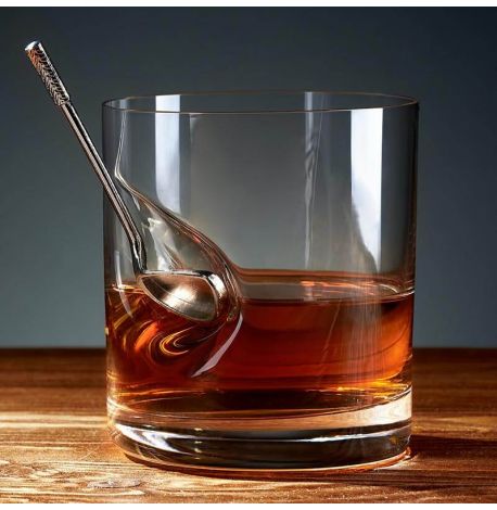 Стакан для виски с клюшкой для гольфа