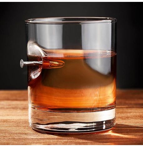 Стакан для виски с гвоздем