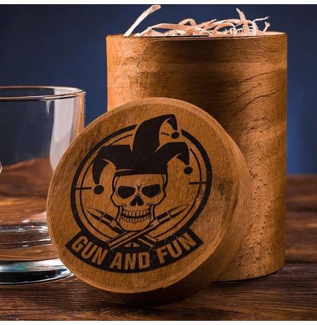 Стакан для виски с донцем гильзы 12к