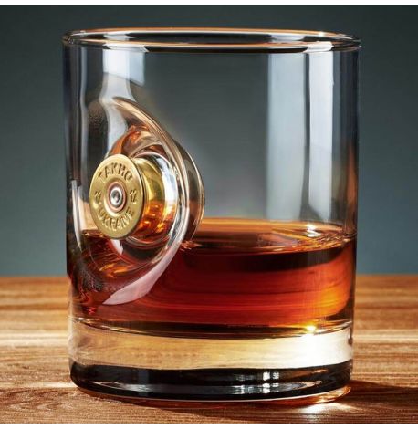 Стакан для виски с донцем гильзы 12к