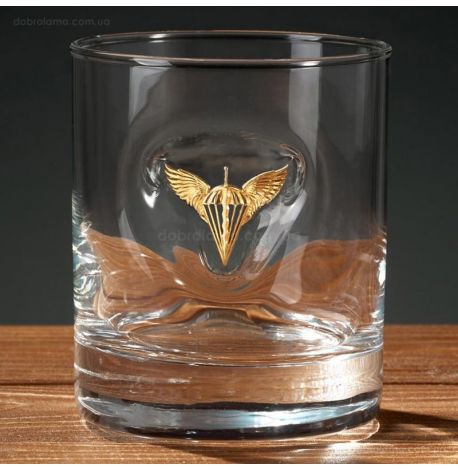 Стакан для виски с гербом ДШВ