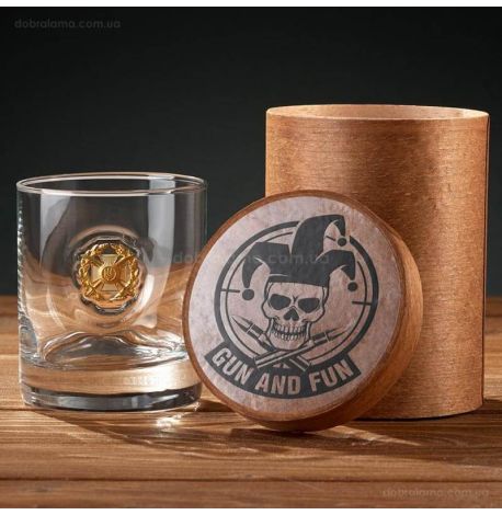 Стакан для виски с эмблемой ВСУ