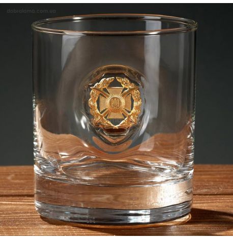 Стакан для виски с эмблемой ВСУ