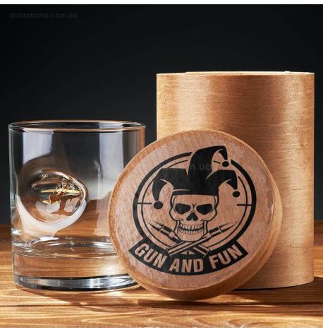 Стакан для віскі з літаком «Ан-26»