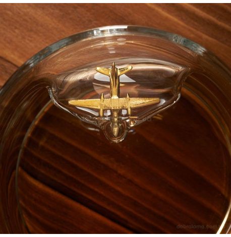 Стакан для віскі з літаком «Ан-26»