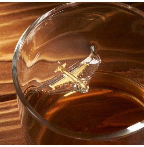 Склянка для віскі з літаком «Су-25»