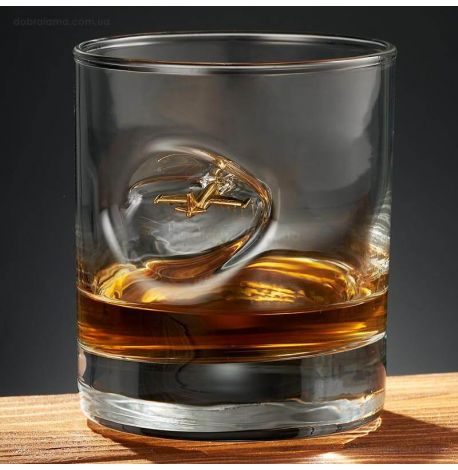 Склянка для віскі з літаком «Су-25»