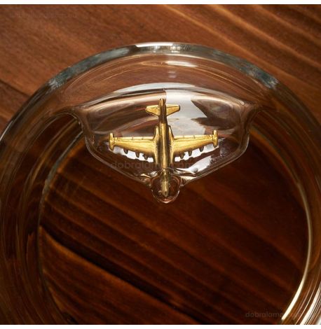 Склянка для віскі з літаком «Су-25»