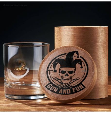 Стакан для виски с самолетом «Су-27»