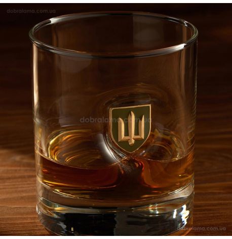 Склянка для віскі з нарукавним знаком ЗСУ