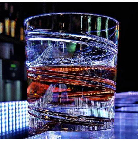 Вращающийся стакан для виски Shtox «Спираль» (320 мл)