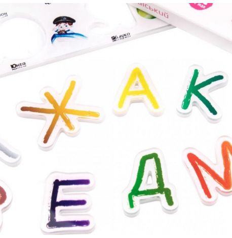 Магнітний алфавіт "Акварель" (українська мова)