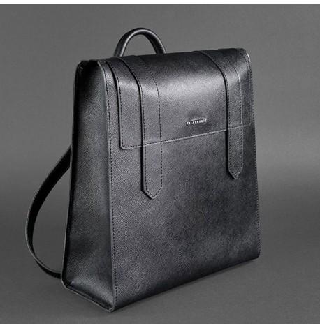 Городской кожаный рюкзак Blackwood (черный)