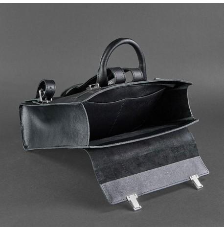 Городской кожаный рюкзак Blackwood (черный)