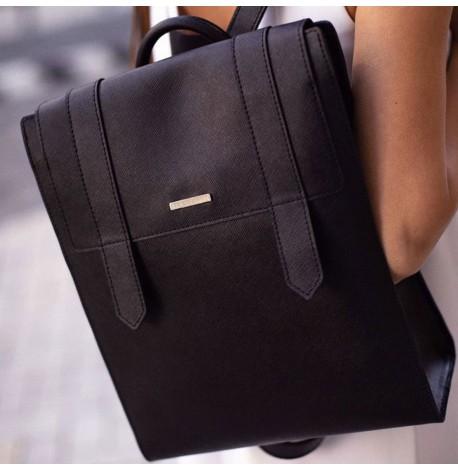 Городской кожаный рюкзак Blackwood (черный)