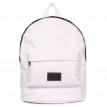 Жіночий рюкзак Poolparty Croco (білий) штучна шкіра