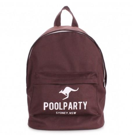 Молодежный рюкзак Poolparty Oxford (коричневый)