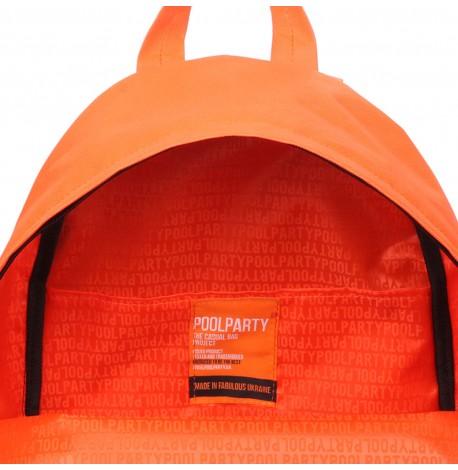 Молодежный рюкзак Poolparty Oxford (оранжевый)