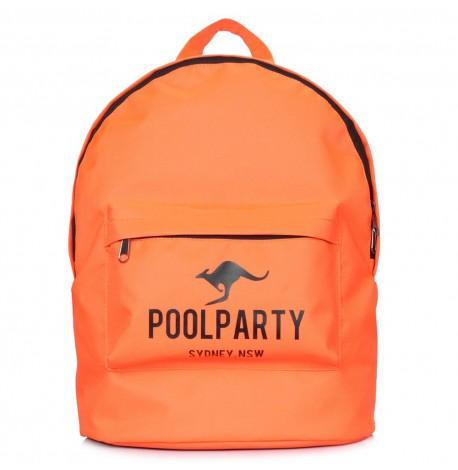 Молодежный рюкзак Poolparty Oxford (оранжевый)