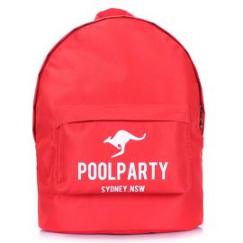 Молодежный рюкзак Poolparty Oxford (красный)